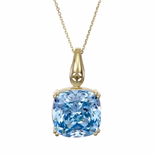Bombay Quartz 9ct Gold C&D Necklace
