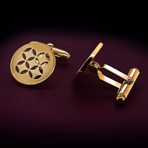 C&D 9ct Gold Art Deco Cuff Links
