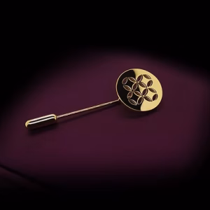 C&D 9ct Gold Art Deco Lapel