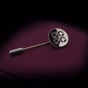 C&D Sterling Silver Art Deco Lapel