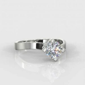 1 x 0.50ct Round Brilliant Cut Solitaire Diamond Ring