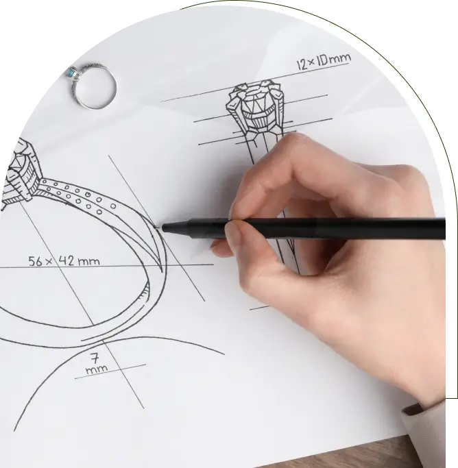 Jewelry Design Sketch Process