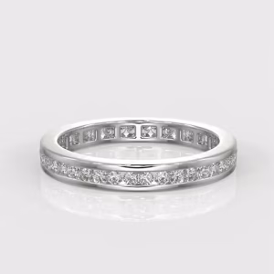 Round Brilliant Cut Diamond Illusion Style Setting Wedding Ring