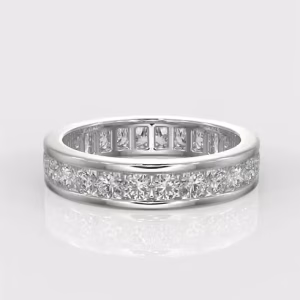 Round Brilliant Cut Diamond Illusion Style Setting Wedding Ring