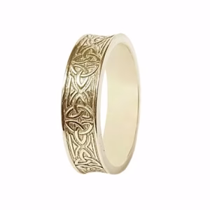 Signature Trinity Forever Love Knot Celtic 14ct Gold Wedding Band